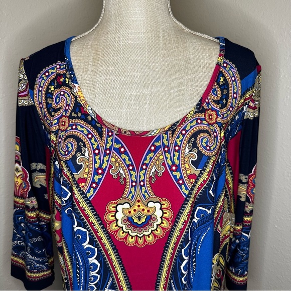 Fun Pattern Dress, 2X - Picture 2 of 11